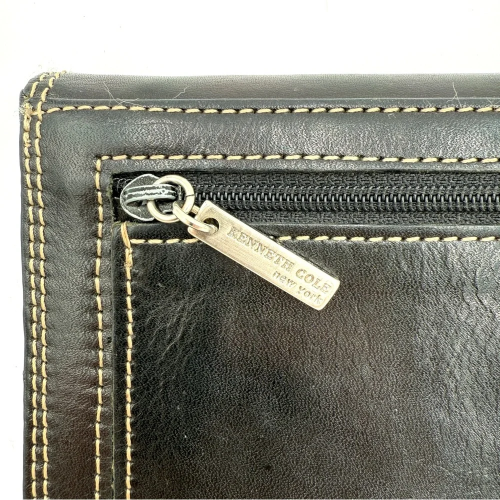 Kenneth Cole Black Leather Wallet